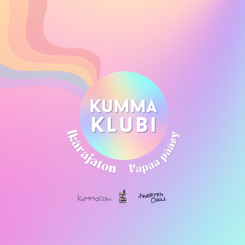 Kumma Klubi 3.8. Raatin nuorisotalolla.