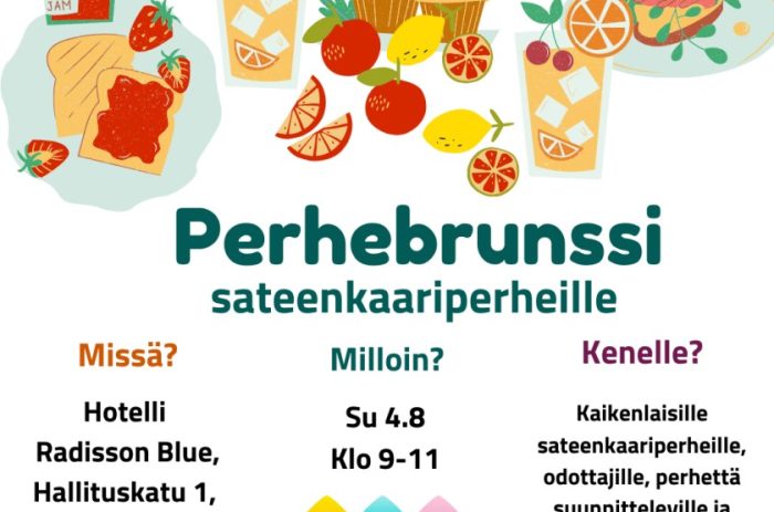 Sateenkaariperheet ja Perhebrunssi 4.8.2024