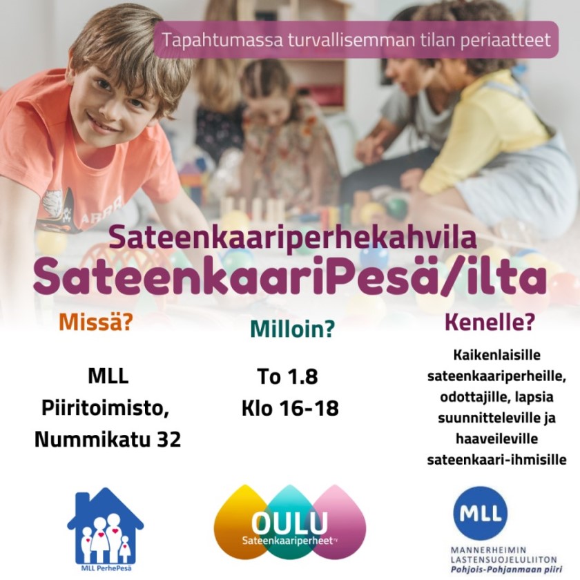 Sateenkaariperhekahvila SateenkaariPesä, torstaina 1.8.2024.